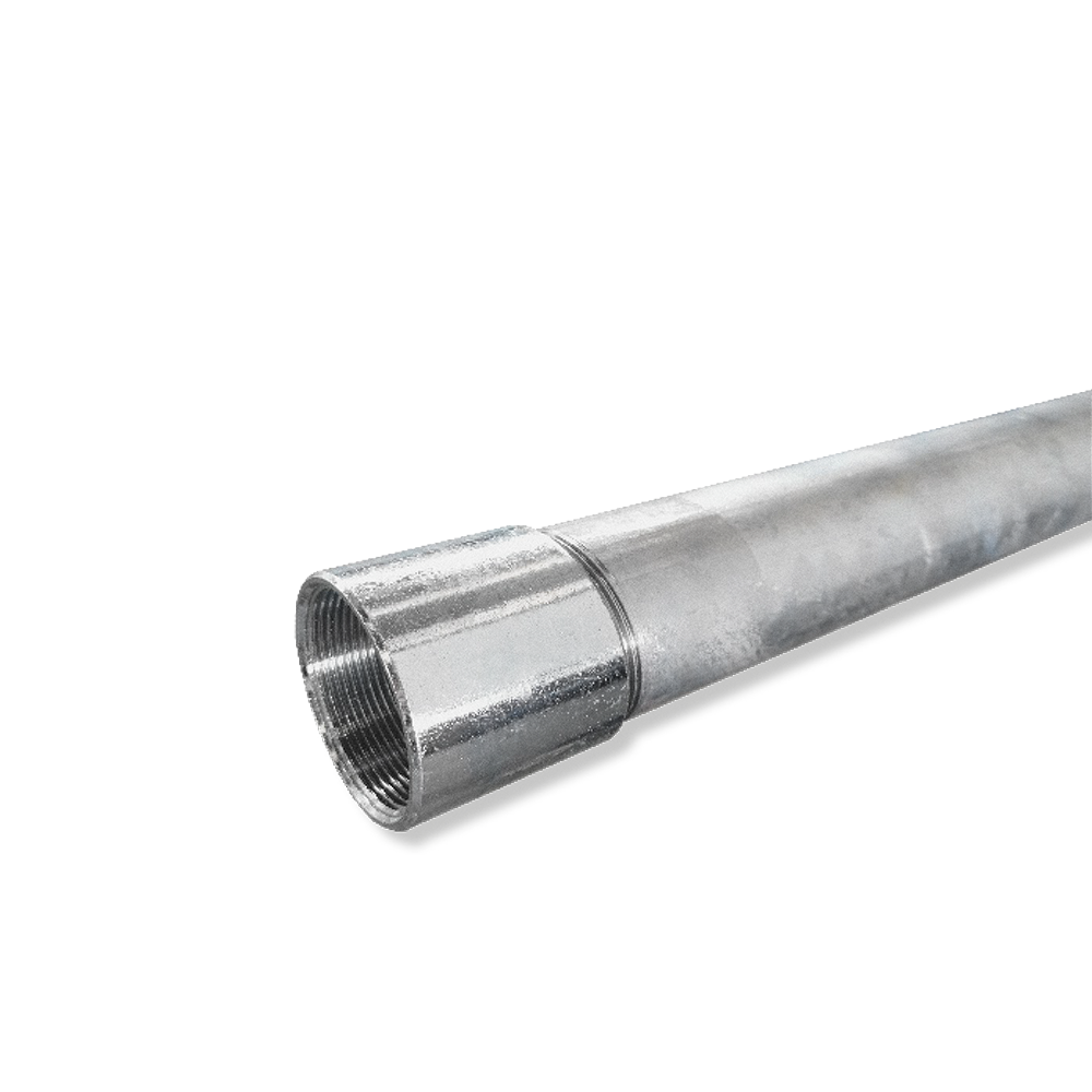 TUBO ZINCATO EN10255 2? ISO7/1 CON MANICOTT